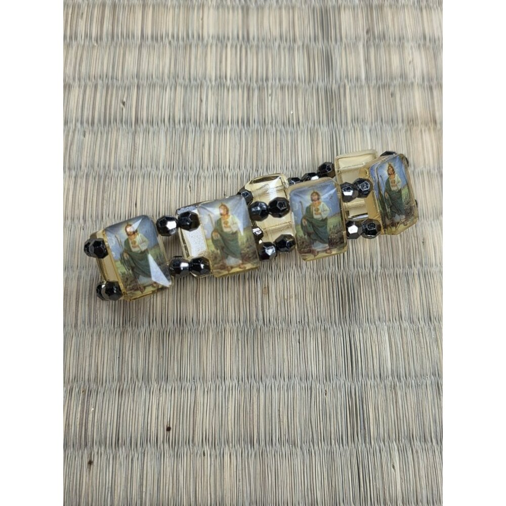 Christian Stretch Bracelet Beads Faith Jewelry Unisex